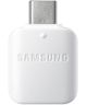 Originele Samsung OTG USB-A naar USB-C Adapter Wit