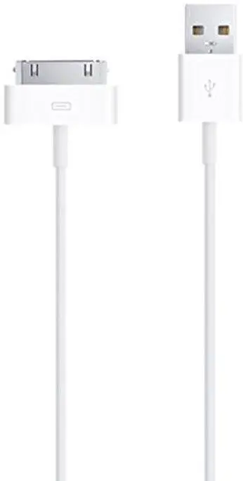 30-pins naar USB Kabel voor Apple iPhone 4 / 4s & iPad 4 / 3 / 2 1M Wit afbeelding 6