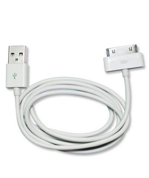 Originele Apple iPhone 4 / 4S kabel: MA591G/B 1 meter wit afbeelding 2