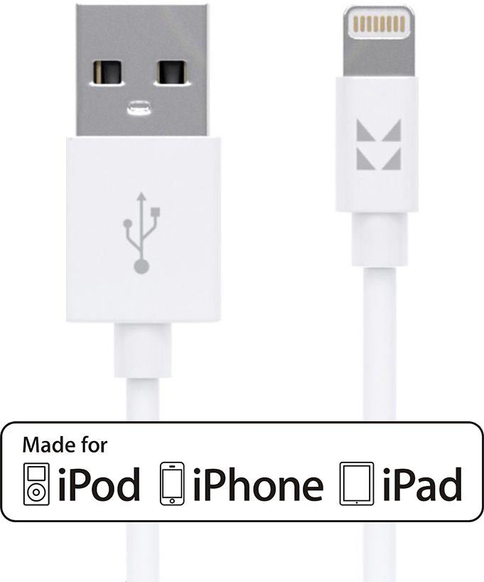 IONIKK Lightning iPhone Kabel 1.3 Meter afbeelding 1