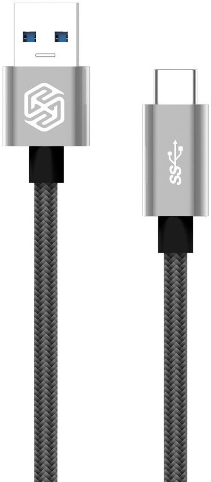 Nillkin Elite USB-C kabel 1 meter sterk nylon Grijs afbeelding 4