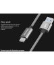 Nillkin Elite USB-C kabel 1 meter sterk nylon zilver
