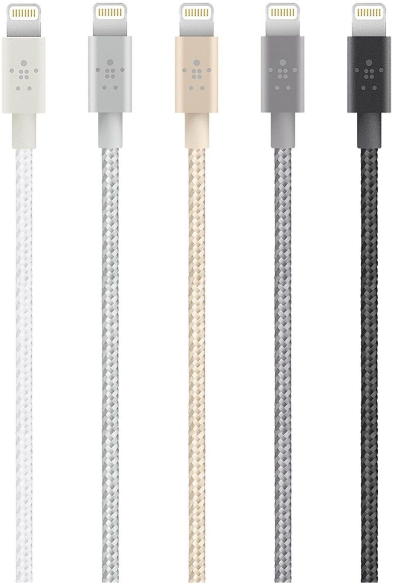 Belkin Lightning Kabel 1.2 Meter Nylon Zwart afbeelding 3