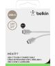 Belkin Mixit USB-C naar USB-C Kabel 1.8 Meter Gevlochten Nylon Zilver