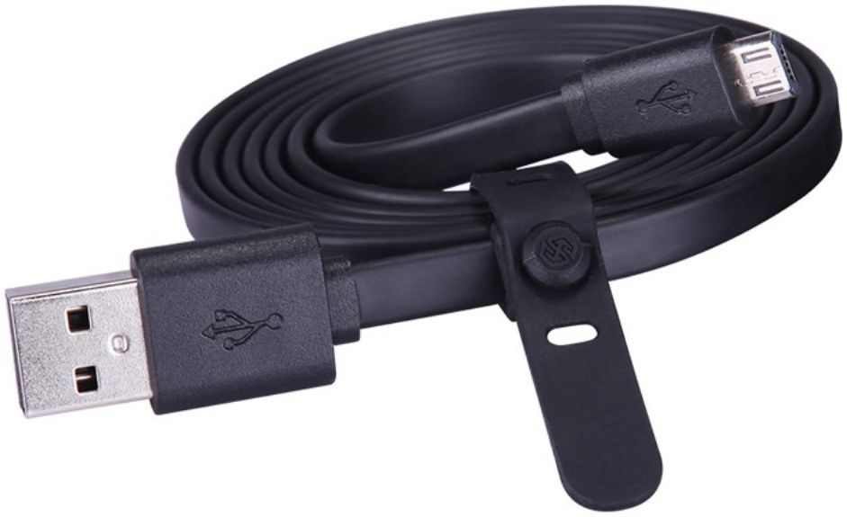 Nillkin Micro-USB 1.2 Meter Platte Kabel Zwart afbeelding 5