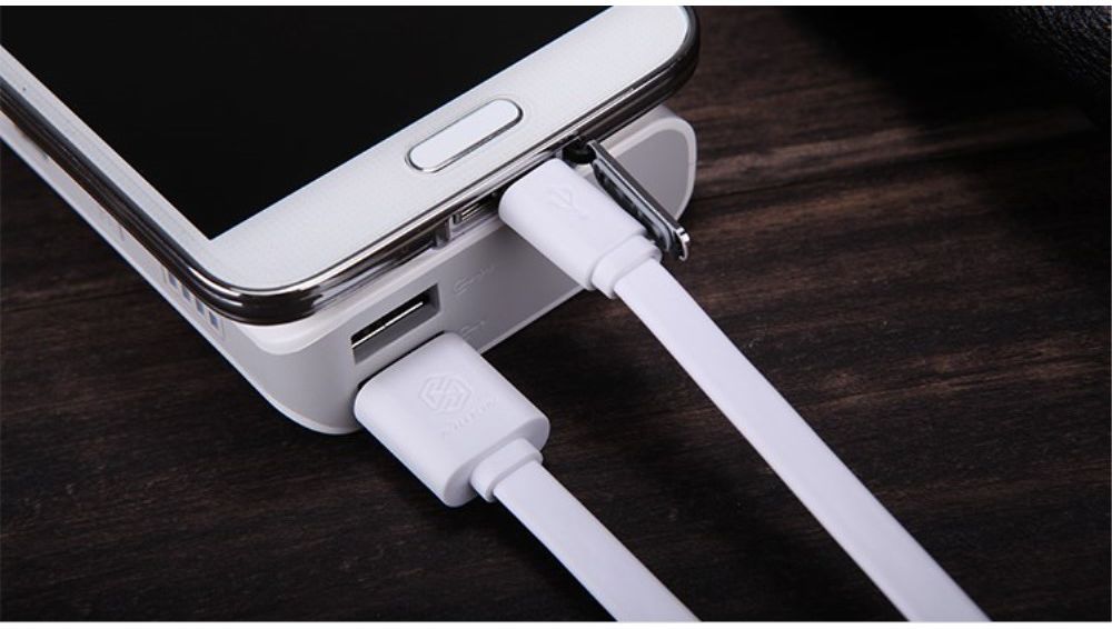 Nillkin Micro-USB 1.2 Meter Platte Kabel Zwart afbeelding 7