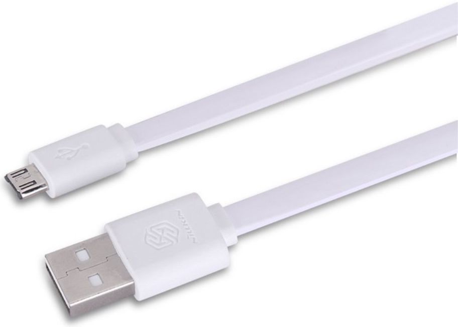 Nillkin Micro-USB 1.2 Meter Platte Kabel Wit afbeelding 3