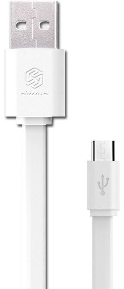 Nillkin Micro-USB 1.2 Meter Platte Kabel Wit afbeelding 1