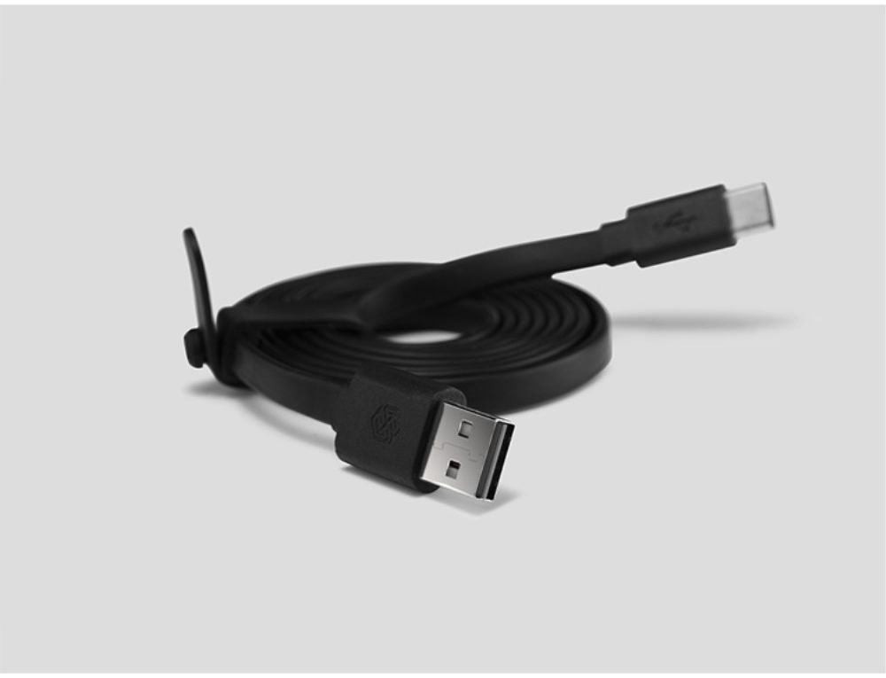 Nillkin USB-C 1.2 Meter 2A Platte Kabel Zwart afbeelding 10