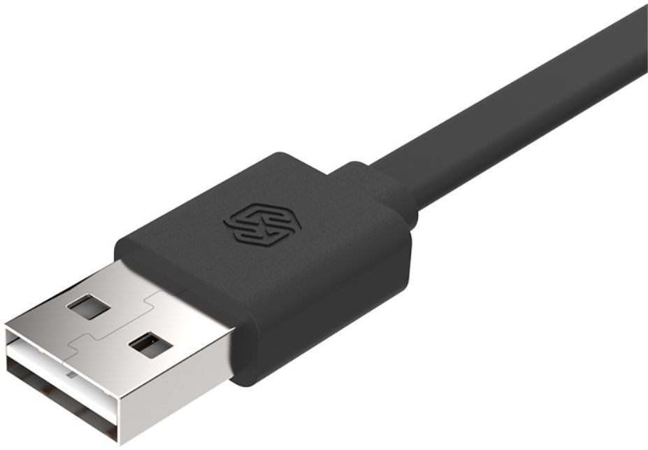 Nillkin USB-C 1.2 Meter 2A Platte Kabel Zwart afbeelding 4