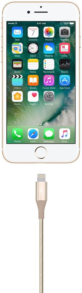 Belkin iPhone Kabel 1.2M Goud afbeelding 3
