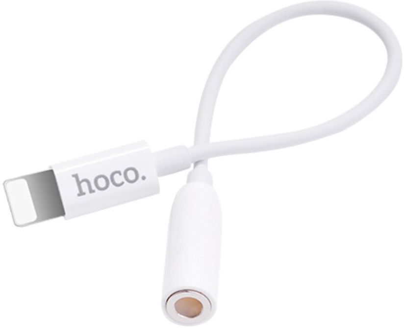 Hoco Lightning naar 3.5mm audio mini jack aansluiting afbeelding 1