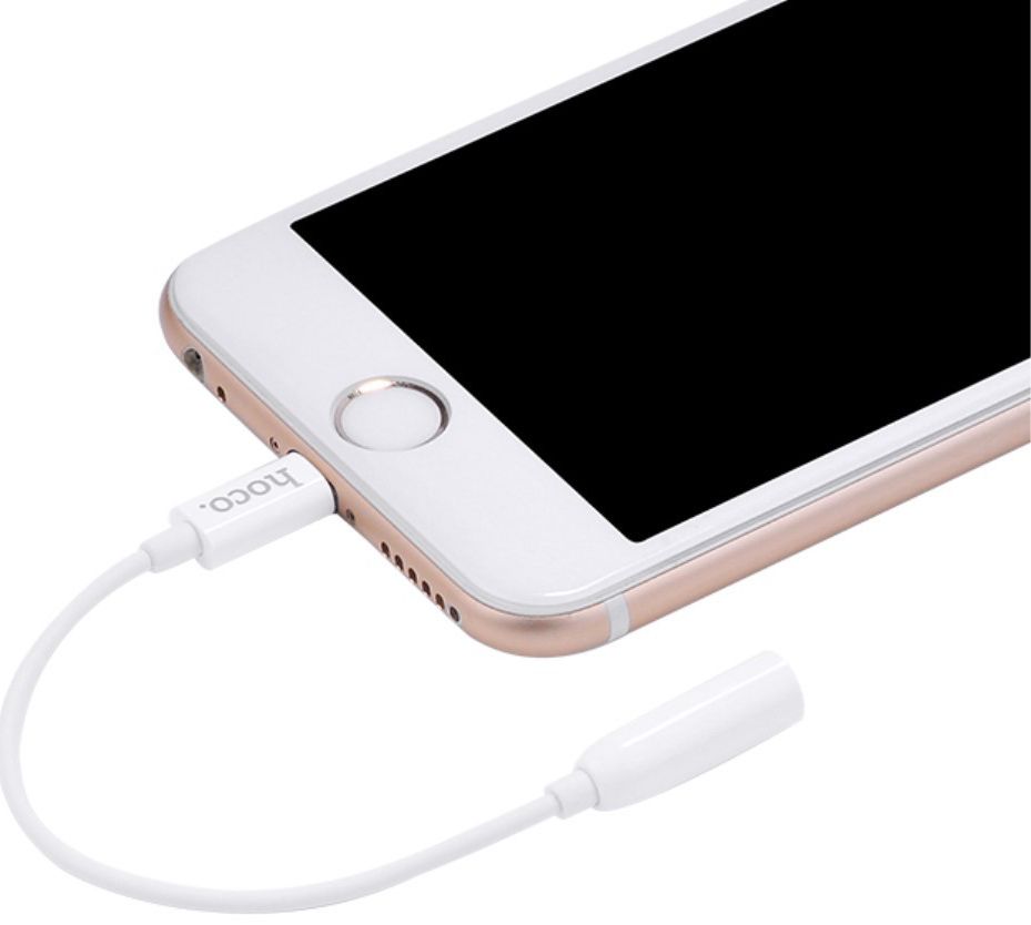 Hoco Lightning naar 3.5mm audio mini jack aansluiting afbeelding 2