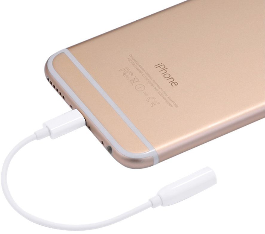 Hoco Lightning naar 3.5mm audio mini jack aansluiting afbeelding 5