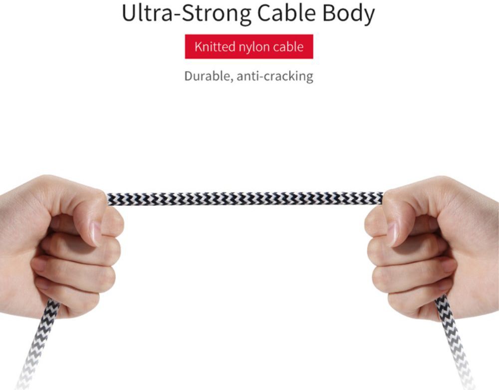 Dux Ducis USB C kabels Set Gevlochten 1 en 0,2 meter Zilver afbeelding 14