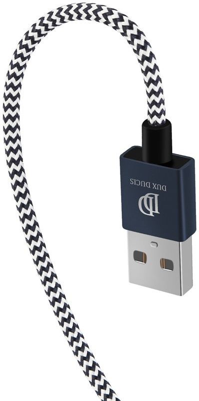 Dux Ducis USB C kabels Set Gevlochten 1 en 0,2 meter Blauw afbeelding 4