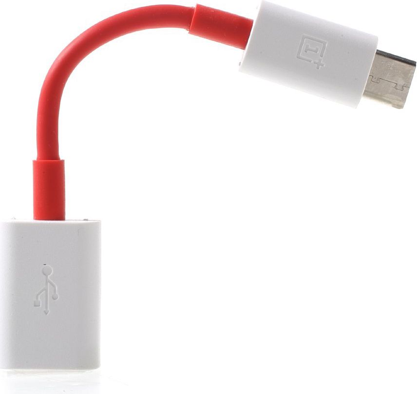 OnePlus Universele USB-C naar USB-A Adapter Rood/Wit afbeelding 7