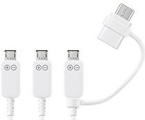 Samsung Multi Oplaadkabel 2-in-1 USB-C en Micro-USB Wit afbeelding 3