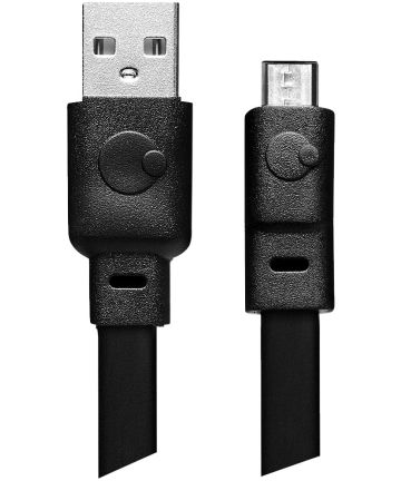 Mountr USB naar MicroUSB Flat cable 1m Kabels