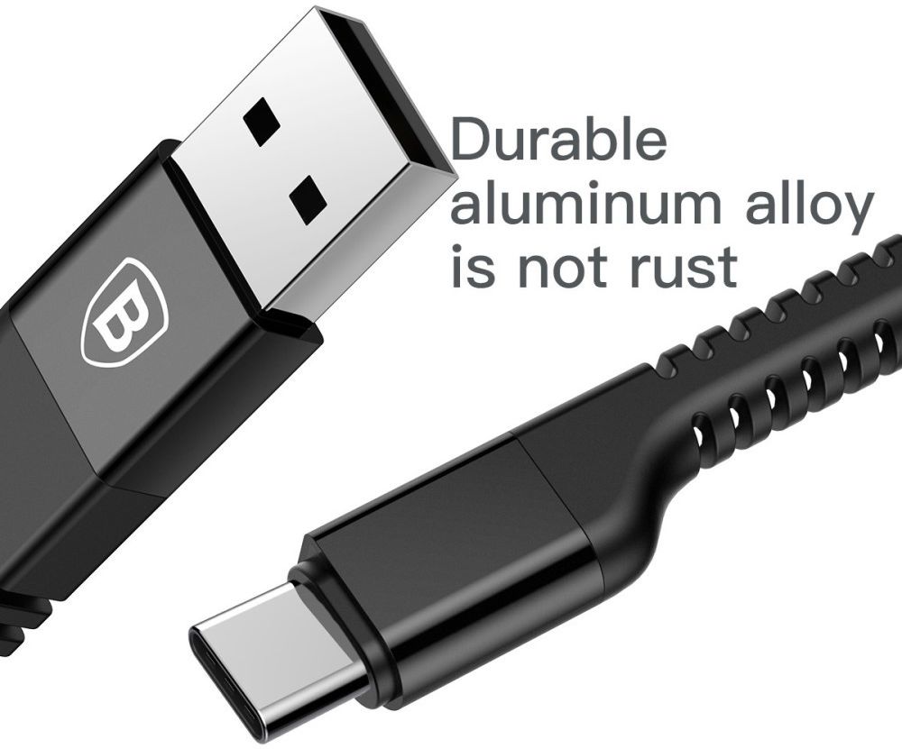 Baseus Confidant USB Type C Kabel 1.5 Meter Zwart afbeelding 3