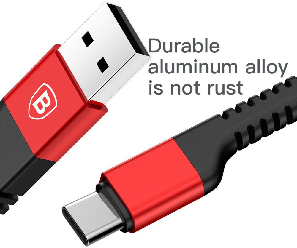 Baseus Confidant USB Type C Kabel 1.5 Meter Rood afbeelding 2