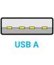 Baseus Gevlochten USB C Kabel 2 Meter met LED Lampje Zwart