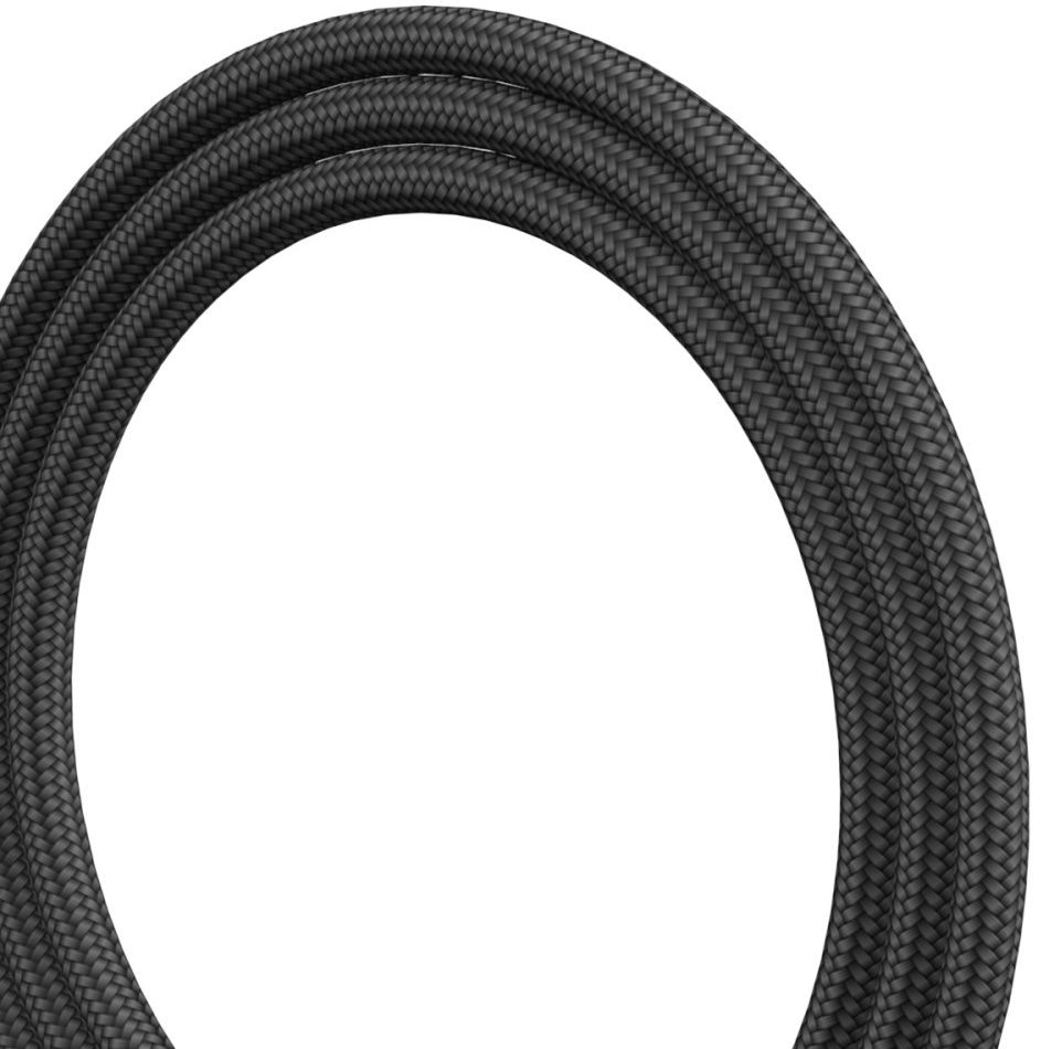 Baseus Gevlochten USB C Kabel 2 Meter met LED Lampje Zwart afbeelding 8