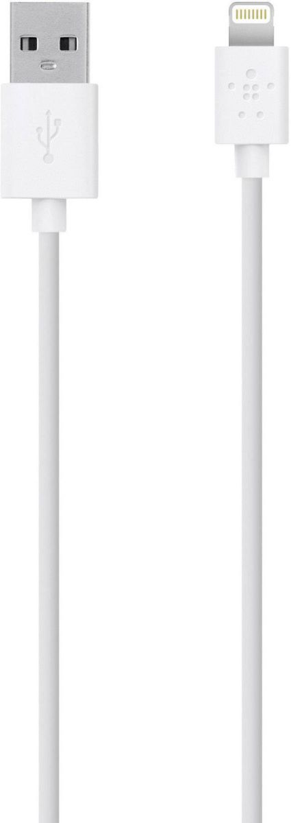 Belkin Mixit Lightning iPhone Kabel 2 Meter Wit afbeelding 1