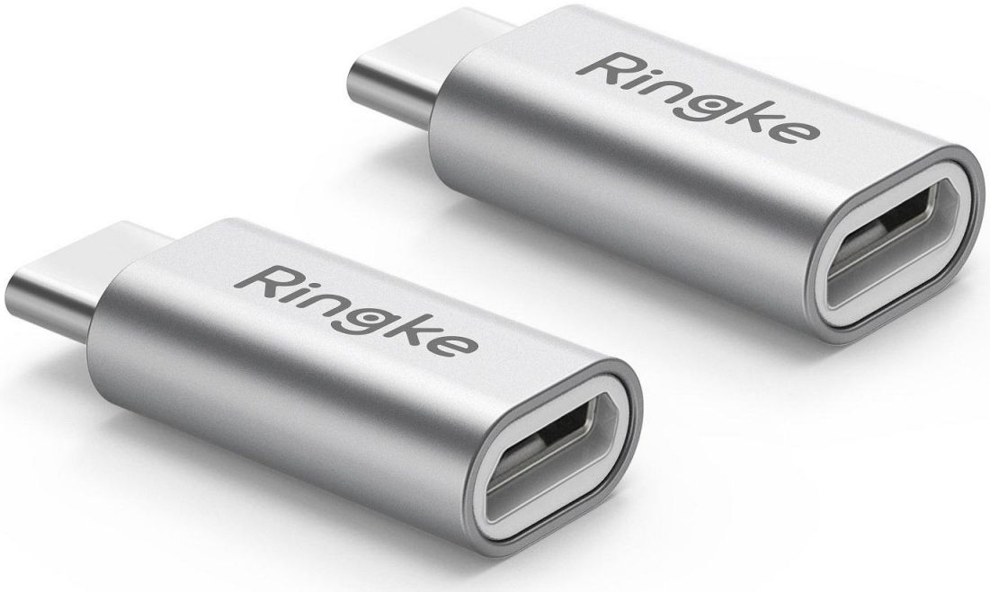 Ringke Micro-USB naar USB C Adapter 2-pack afbeelding 1