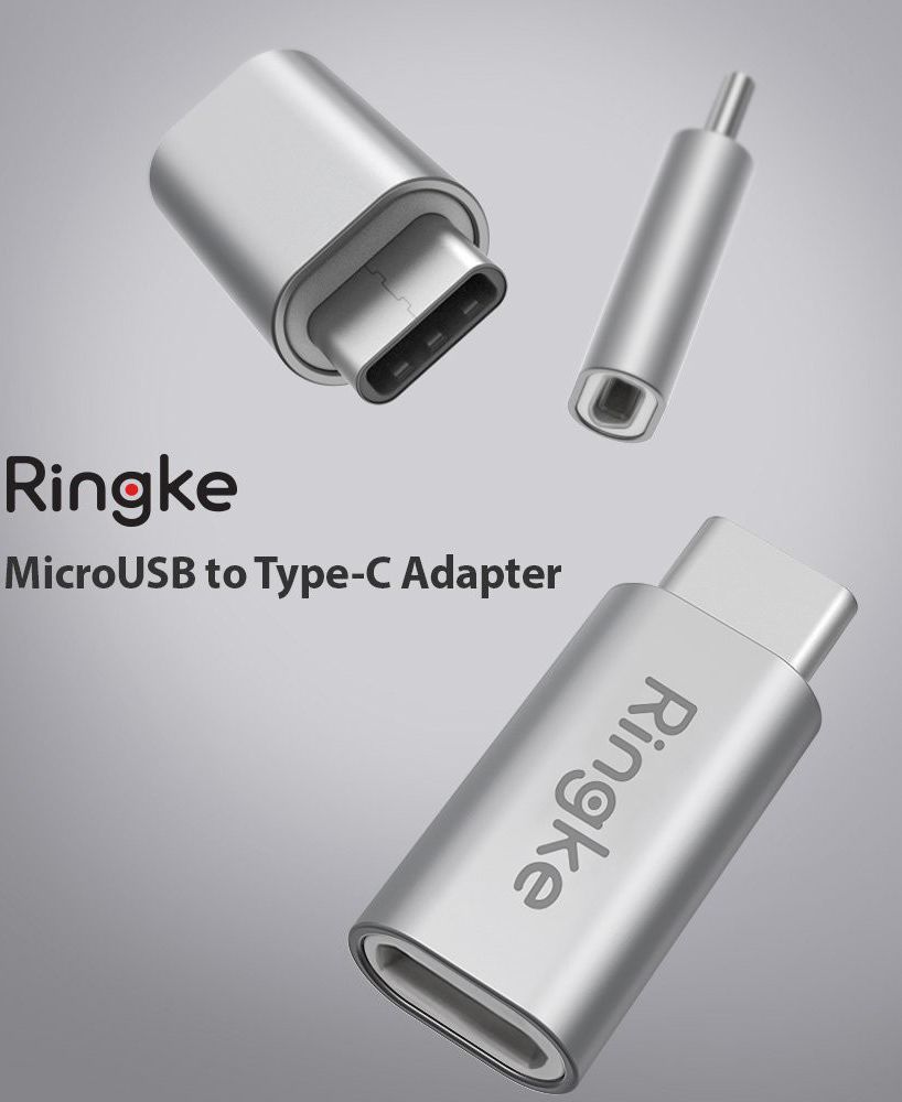 Ringke Micro-USB naar USB C Adapter 2-pack afbeelding 3
