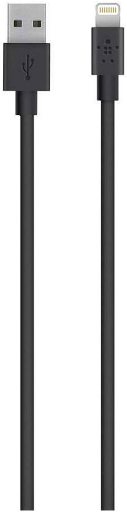 Belkin Lightning iPhone kabel 3 Meter Zwart afbeelding 1