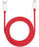 Originele OnePlus Dash USB-A naar USB-C kabel 1 Meter Rood/Wit