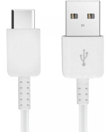 Originele Samsung USB-A naar USB-C Kabel 1.2 Meter Wit Kabels