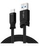 Ringke Smart Fish USB-C Kabel Gevlochten 1.2 Meter Zwart