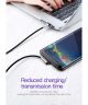 Baseus Fast Charge USB-C Kabel Haakse Hoek 2 Meter Zwart