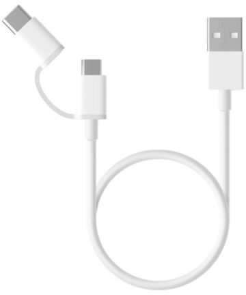 Xiaomi Duo Kabel USB-C Micro USB 30 CM Wit Kabels