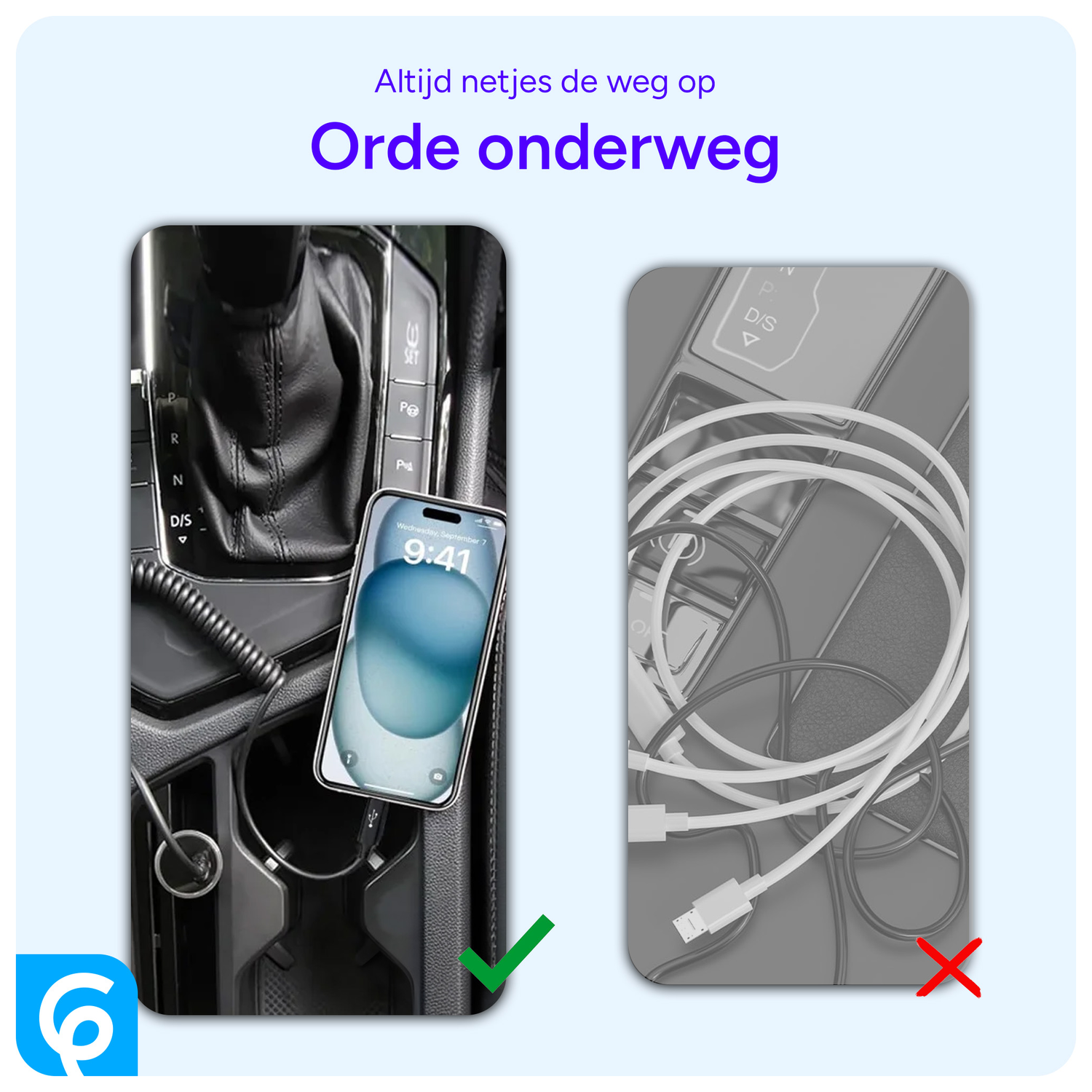 SBG Universele Rekbare USB-C Krulsnoer Kabel 1 Meter Zwart afbeelding 5