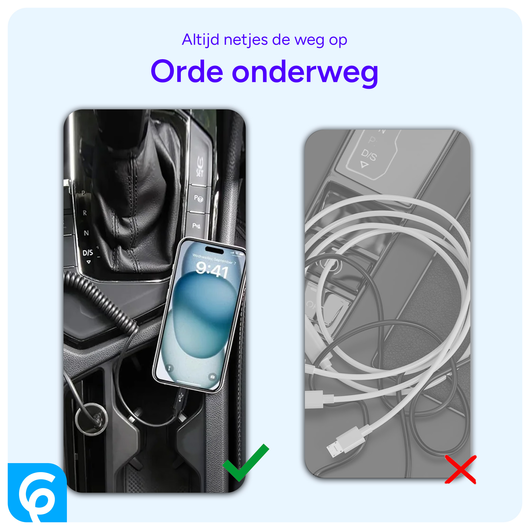 SBG Universele Rekbare USB-C Krulsnoer Kabel 1 Meter Zwart afbeelding 5