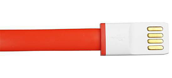 Orginele OnePlus Micro-USB kabel 1m Rood/Wit afbeelding 3