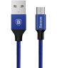 Baseus Gevlochten 1.5m Micro-USB Kabel Blauw