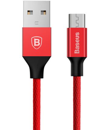 Baseus Gevlochten 1.5m Micro-USB Kabel Rood Kabels