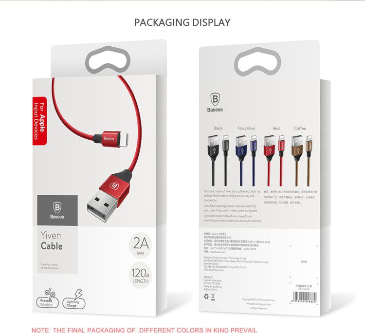 Baseus Gevlochten 1.5m Micro-USB Kabel Rood afbeelding 4