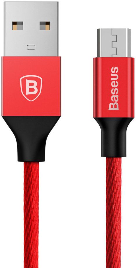 Baseus Gevlochten 1.5m Micro-USB Kabel Rood afbeelding 1