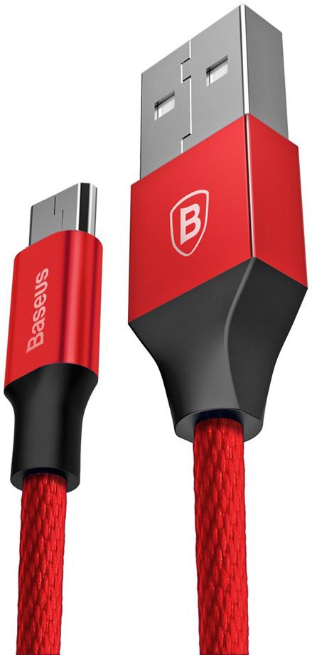 Baseus Gevlochten 1.5m Micro-USB Kabel Rood afbeelding 3