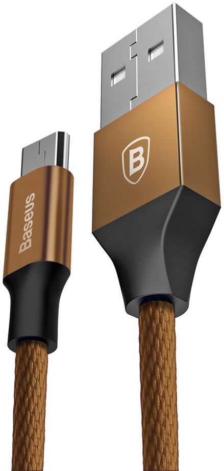 Baseus Gevlochten 1.5m Micro-USB Kabel Coffee afbeelding 2