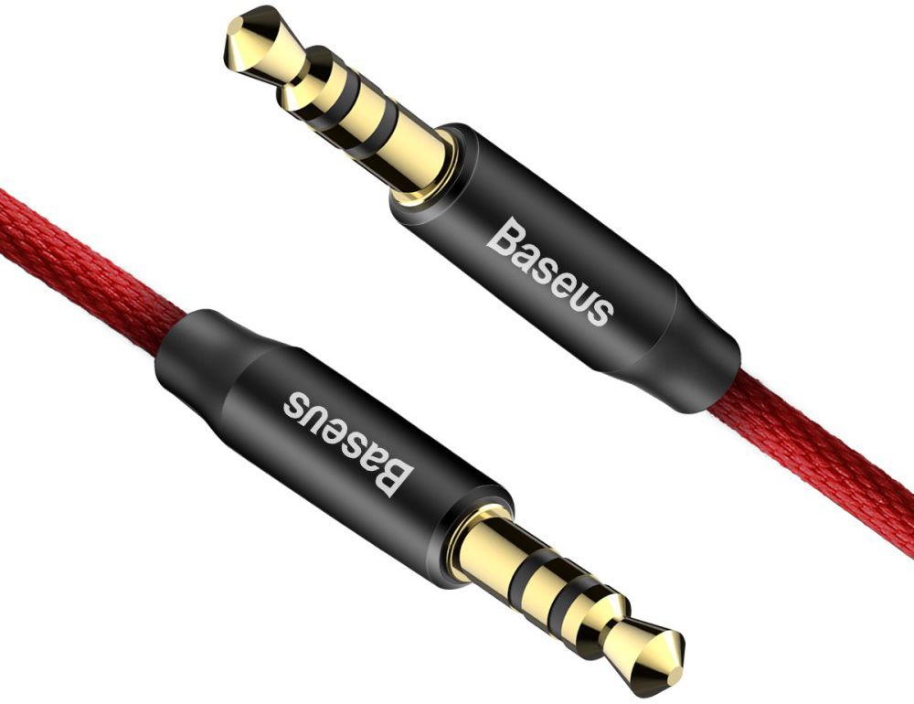 Baseus M30 Audiokabel 1.5 Meter Rood afbeelding 3