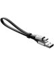 Baseus Platte USB-C Kabel 23cm Zilver