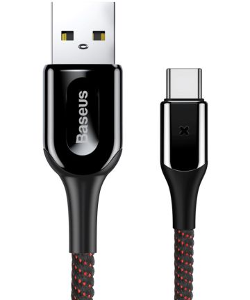 Baseus 3A USB-C Fast Charge Kabel 1M Zwart Kabels