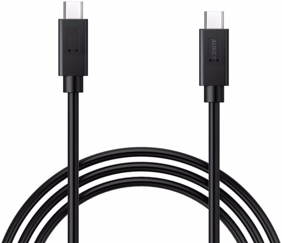 Aukey Premium USB C Kabel 0.9 Meter Zwart afbeelding 1