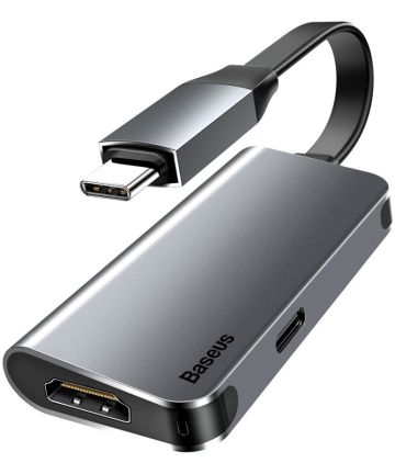 Baseus Little Box USB C naar HDMI Kabel Converter Grijs Kabels